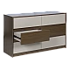 NAVOTAS chest of drawers - cappuccino