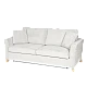 Разтегателен диван - двойка FIZI  - крем Е25