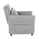 AKETI reclining armchair - gray M11