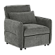AKETI reclining armchair - dark gray M18