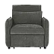 AKETI reclining armchair - dark gray M18