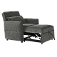 AKETI reclining armchair - dark gray M18