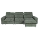 Corner sofa POKO - green C08