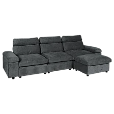 Corner sofa POKO - graphite C21