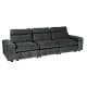 Corner sofa POKO - graphite C21