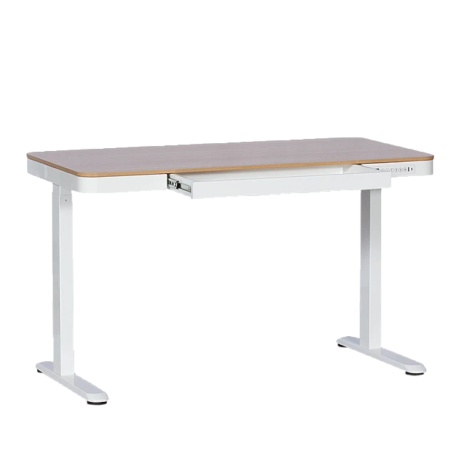 Ергономично регулируемо бюро Carmen CR-118 E - 140 см - бук-бял