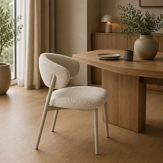 Dining chair OMA - beige 6 CASH