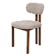 Трапезен стол GARO - кафяв 170 RS2