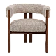 Dining chair DOMAR - brown 170 RS2