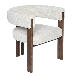 DINING CHAIR DOMAR - BEIGE 6 WAL
