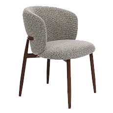 Dining chair LETEN - black-brown 170 WAL
