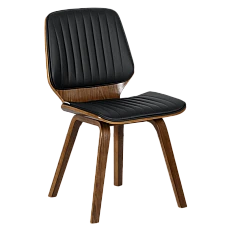 Dining chair Carmen 9978 - walnut/black