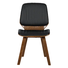 Dining chair Carmen 9978 - walnut/black