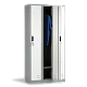 Метален шкаф CR-1242 J LUX - сив / тъмносив