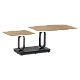VIGIA coffee table - butter walnut