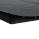 Extendable dining table MARIPA - black