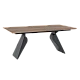 Extendable dining table RATON - walnut