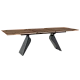 Extendable dining table RATON - walnut
