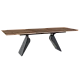 Extendable dining table RATON - walnut