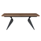 Extendable dining table RATON - walnut