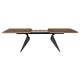 Extendable dining table RATON - walnut