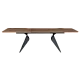 Extendable dining table RATON - walnut