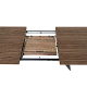 Extendable dining table RATON - walnut