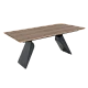 Extendable dining table RATON - walnut