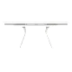Extendable dining table SEBASTIAN - white