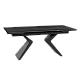 Extendable dining table GUAMA - black