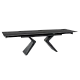 Extendable dining table GUAMA - black