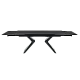 Extendable dining table GUAMA - black