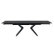 Extendable dining table GUAMA - black