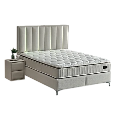 Υπνοδωμάτιο με ταπετσαρία και στρώμα MINI MOONLIGHT 140 x 200 - κρεμ 01