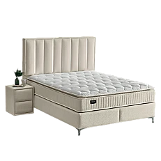 Υπνοδωμάτιο με ταπετσαρία και στρώμα MINI MOONLIGHT 140 x 200 - μπεζ 02