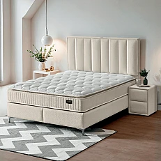 Υπνοδωμάτιο με ταπετσαρία και στρώμα MINI MOONLIGHT 140 x 200 - μπεζ 02