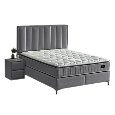 Тапицирана спалня с матрак MINI MOONLIGHT 160 х 200 - сив 16