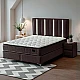 Υπνοδωμάτιο με ταπετσαρία και στρώμα MINI MOONLIGHT 160 x 200 - σκούρο καφέ 680