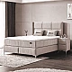 Upholstered bedroom with mattress BELLA 180 x 200 - cream 03