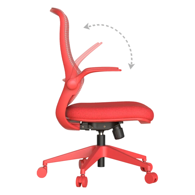 Ergonomic chair ASTARA - red