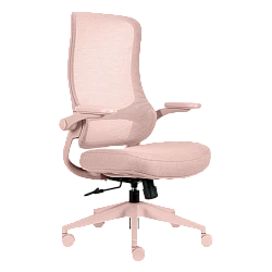 Ergonomic chair BAKU - light pink