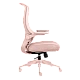 Ergonomic chair BAKU - light pink