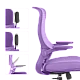 Ergonomic chair BAKU - purple