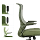 Ergonomic chair BAKU - green