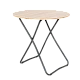 Folding table AMAL - gray oak