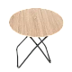 Folding table AMAL - gray oak