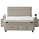 Upholstered bedroom with mattress ASTRA 160 x 200 - beige 04
