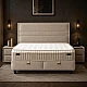 Upholstered bedroom with mattress ASTRA 160 x 200 - beige 04