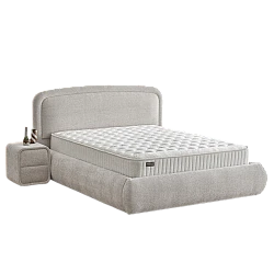 Υπνοδωμάτιο με ταπετσαρία και στρώμα NOVA 140 x 200 - pearl SY