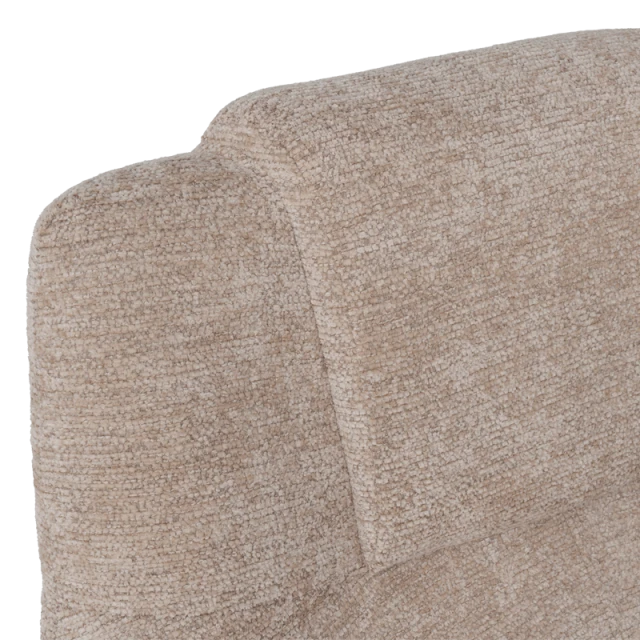 Electric massage chair with stool SINES - cream